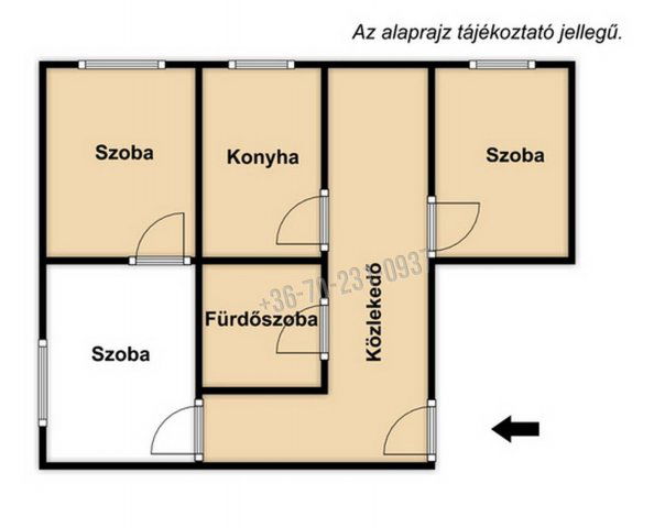 Eladó téglalakás, Budapesten, VI. kerületben 98 M Ft, 3 szobás