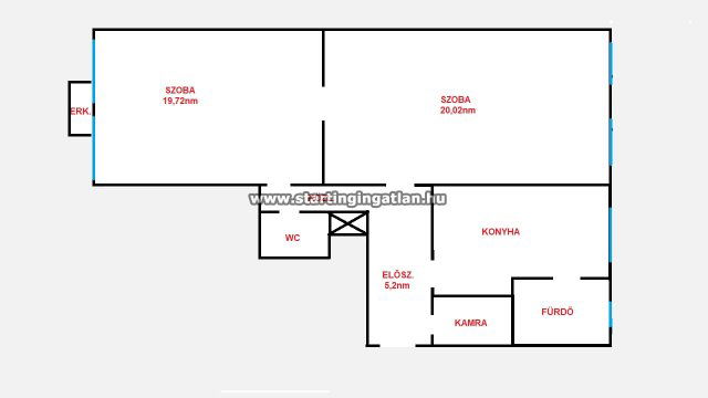Eladó téglalakás, Budapesten, XIII. kerületben, Váci úton