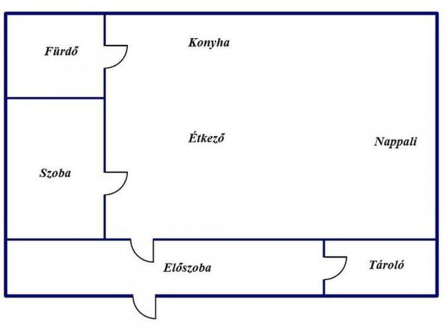 Eladó családi ház, Nagykállóban 28 M Ft, 1 szobás