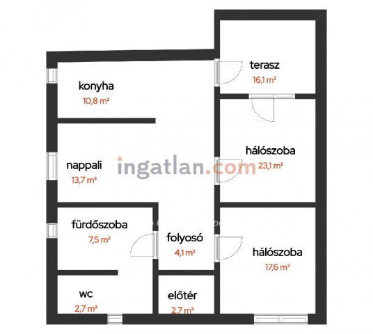 Eladó családi ház, Kistokajon 79.5 M Ft, 2 szobás