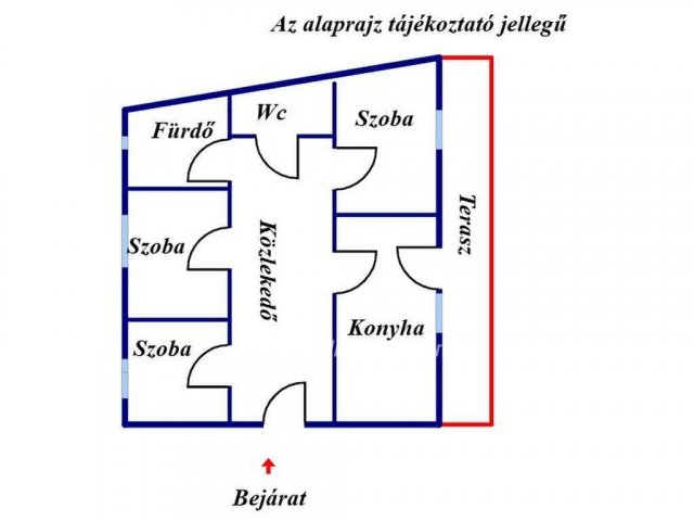Kiadó téglalakás, albérlet, Nyíregyházán 200 E Ft / hó