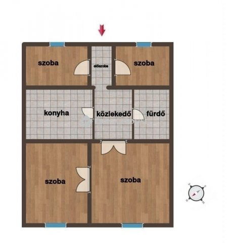 Eladó családi ház, Kecskeméten 63.9 M Ft, 4 szobás