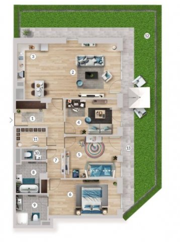 Eladó téglalakás, Budapesten, XIII. kerületben 193.99 M Ft