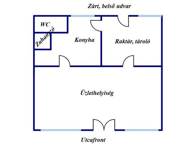 Eladó üzlethelyiség, Nyíregyházán 27 M Ft, 1+1 szobás