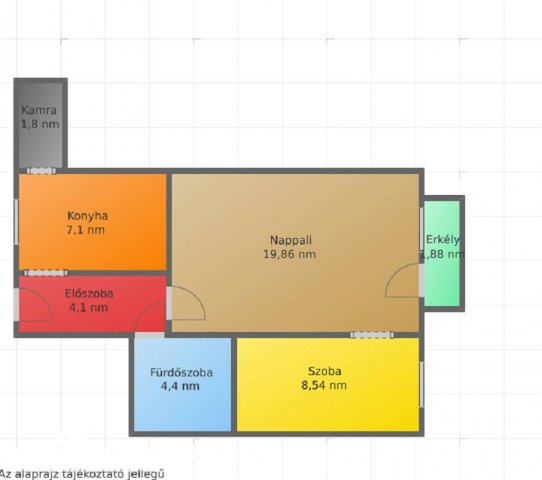 Eladó téglalakás, Salgótarjánban 21.99 M Ft, 2 szobás