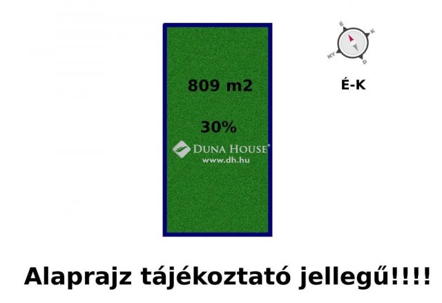 Eladó telek, Tápiószecsőn 21 M Ft / költözzbe.hu