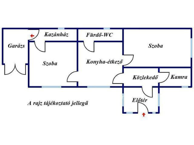 Eladó családi ház, Besenyődön 16.5 M Ft, 2 szobás