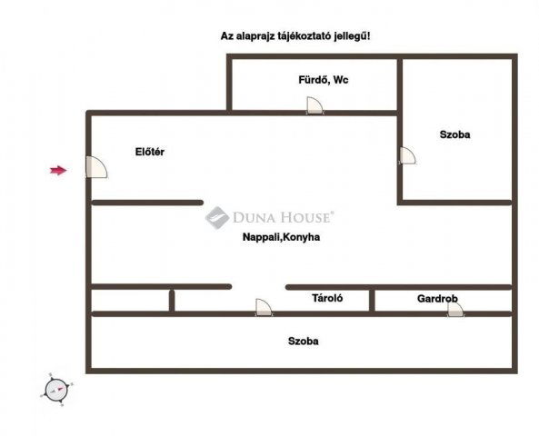 Eladó téglalakás, Várpalotán 48.5 M Ft, 2 szobás