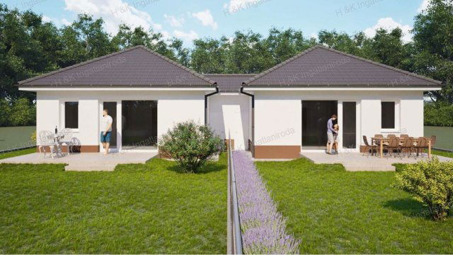 Eladó ikerház, Vácrátóton 105 M Ft, 4 szobás