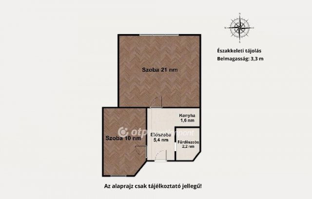 Eladó téglalakás, Budapesten, VIII. kerületben 40 M Ft, 1 szobás