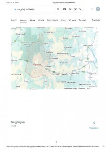 Eladó mezogazdasagi ingatlan, Nagybajomban 28 M Ft