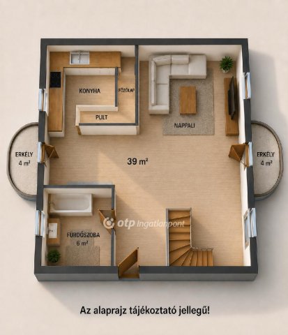 Eladó téglalakás, Szigetszentmiklóson 95.9 M Ft, 3+1 szobás