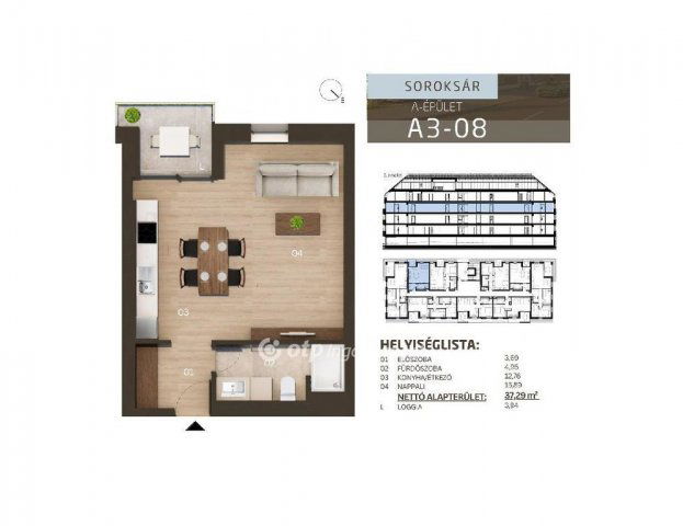 Eladó téglalakás, Budapesten, XXIII. kerületben 62.366 M Ft