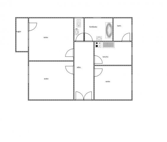 Eladó téglalakás, Szolnokon 45 M Ft, 3 szobás