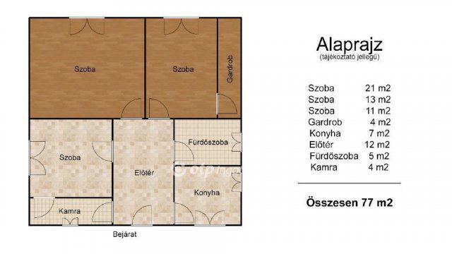 Eladó családi ház, Bakonyszentkirályon 52 M Ft, 3 szobás