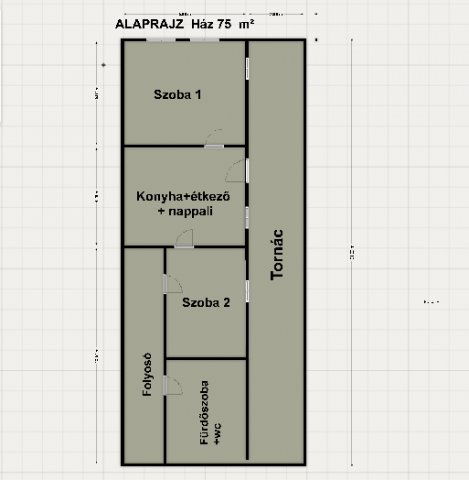Eladó családi ház, Füzérradványon 47 M Ft, 2 szobás