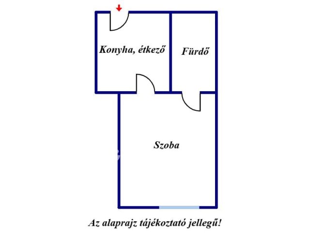 Kiadó téglalakás, albérlet, Szegeden 180 E Ft / hó, 1 szobás