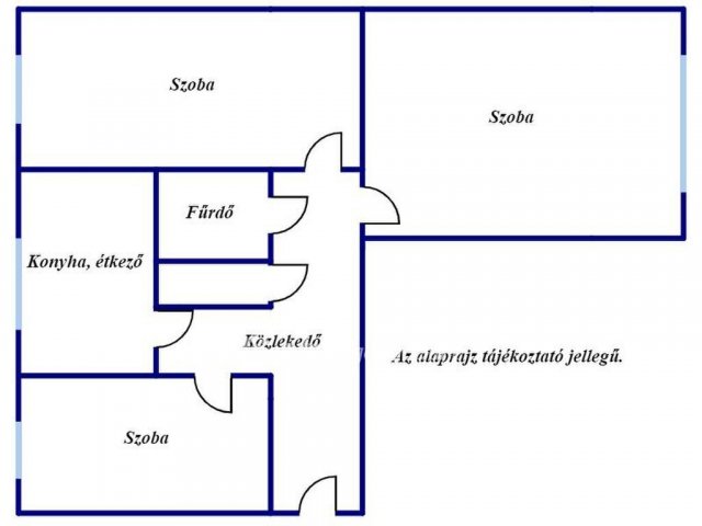 Eladó panellakás, Szegeden 59 M Ft, 3 szobás