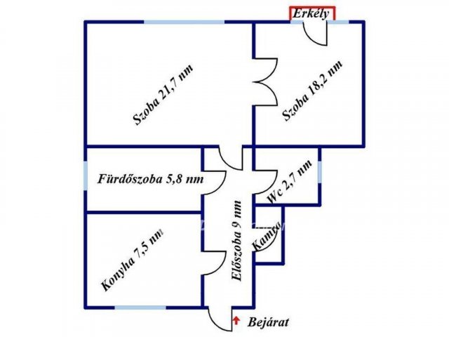Eladó téglalakás, Budapesten, XIV. kerületben 79.9 M Ft