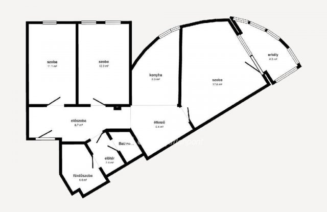 Eladó téglalakás, Nyíregyházán 60 M Ft, 1+2 szobás