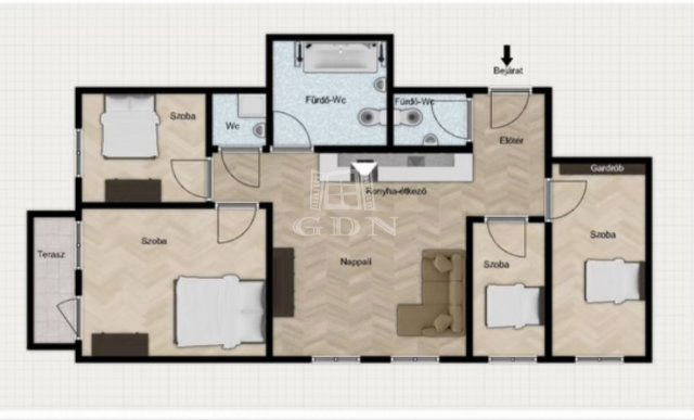 Eladó téglalakás, Budapesten, XIII. kerületben 179.7 M Ft