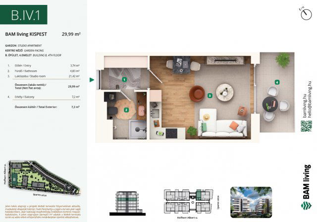 Eladó téglalakás, Budapesten, XIX. kerületben, Iparos utcában