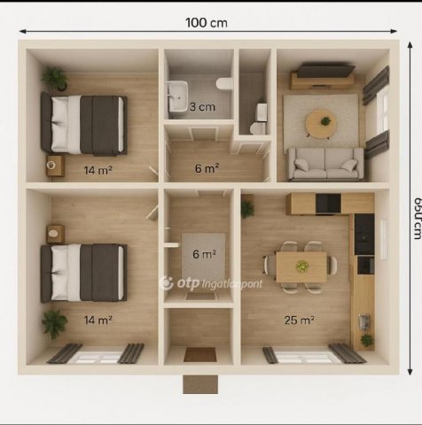 Eladó családi ház, Perkátán 49.99 M Ft, 3 szobás