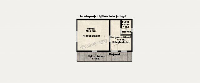Eladó nyaraló, Domaszéken 26 M Ft, 1 szobás