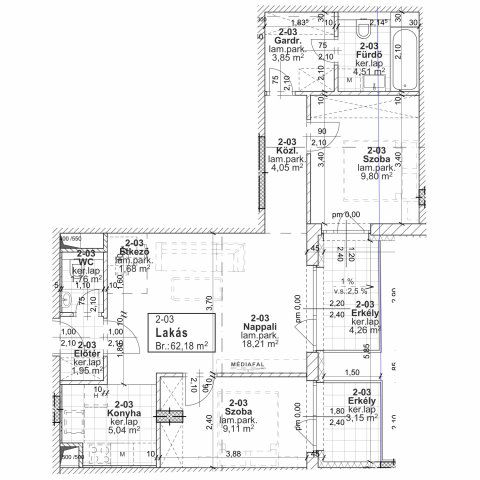 Eladó téglalakás, Budapesten, XIII. kerületben, Jász utcában