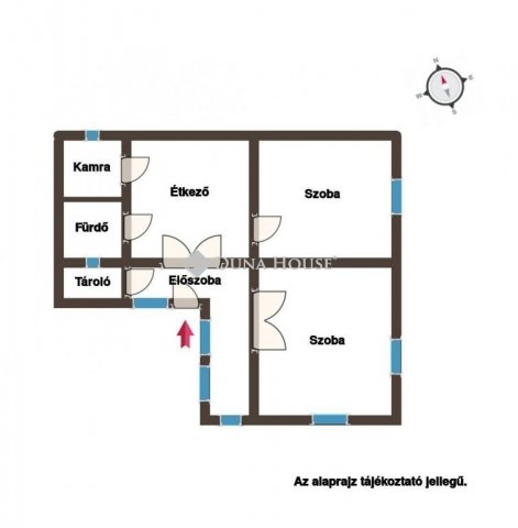 Eladó családi ház, Hernádon 46.5 M Ft, 2 szobás