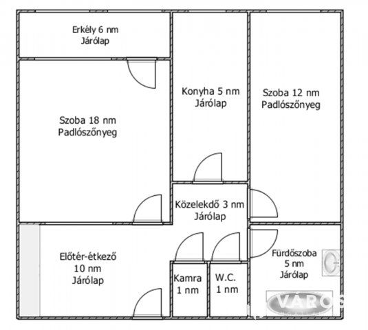 Eladó panellakás, Salgótarjánban 16.5 M Ft, 2 szobás