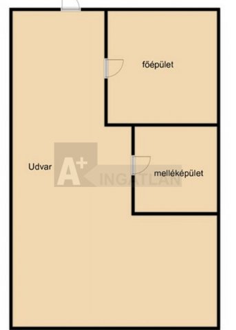Eladó családi ház, Fülöpszálláson 4.95 M Ft, 1 szobás