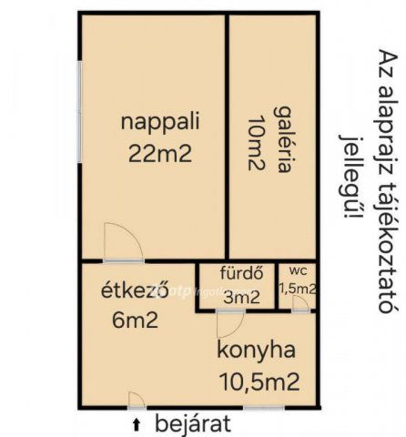 Eladó téglalakás, Budapesten, X. kerületben 49.9 M Ft, 1 szobás