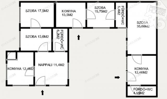 Eladó családi ház, Kecskeméten 70 M Ft, 5 szobás