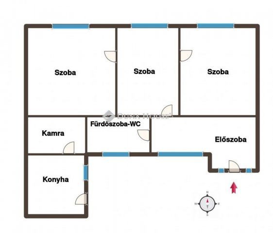 Eladó családi ház, Győrött 69.9 M Ft, 3 szobás