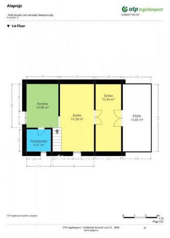 Eladó nyaraló, Borgátán 42.99 M Ft, 3+1 szobás