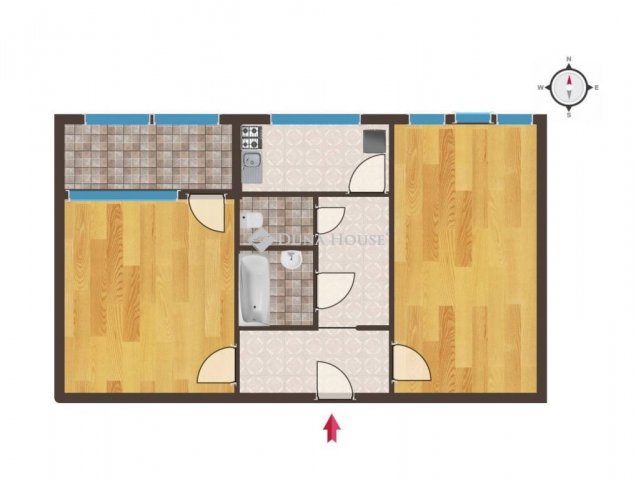 Eladó panellakás, Budapesten, III. kerületben 76.9 M Ft, 2 szobás