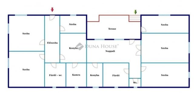 Eladó családi ház, Vecsésen 87 M Ft, 7 szobás