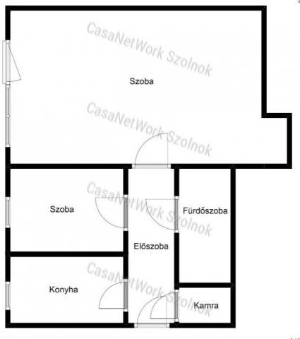 Eladó téglalakás, Szolnokon 31 M Ft, 1+1 szobás