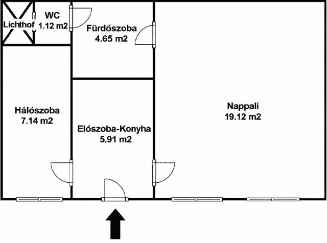 Eladó téglalakás, Budapesten, V. kerületben 79.8 M Ft