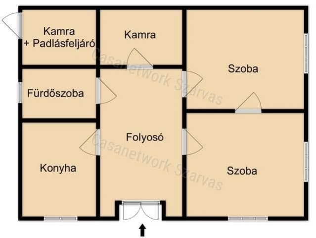 Eladó családi ház, Szarvason 32 M Ft, 2 szobás