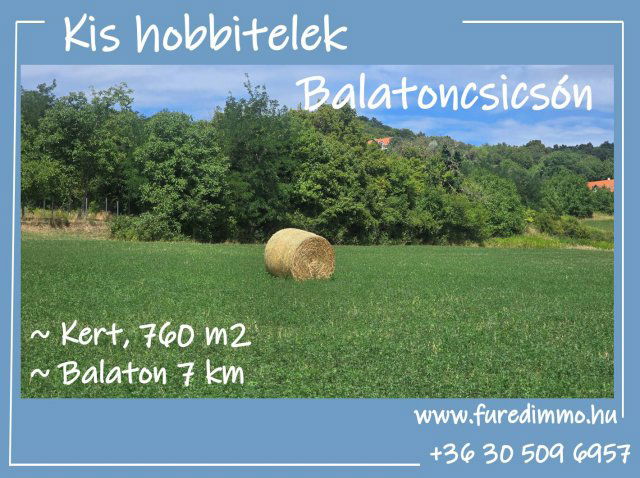 Eladó telek, Balatoncsicsón 7 M Ft / költözzbe.hu