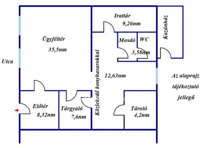 Eladó üzlethelyiség, Kunmadarason 13.965 M Ft, 2 szobás