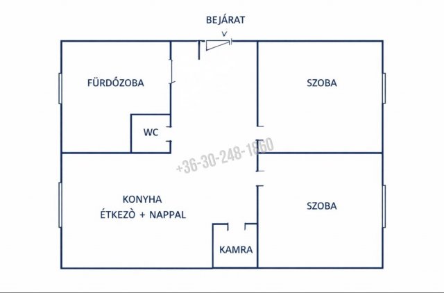 Eladó téglalakás, Nyíregyházán 59.9 M Ft, 1+2 szobás