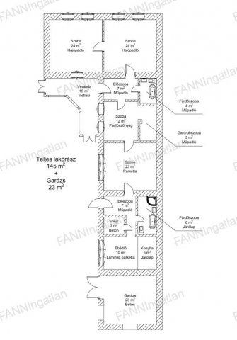 Eladó családi ház, Süttőn 63 M Ft, 4 szobás