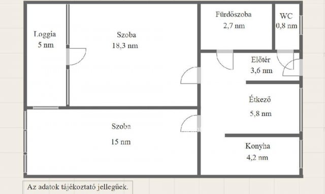 Eladó téglalakás, Dombóváron 25.8 M Ft, 2 szobás