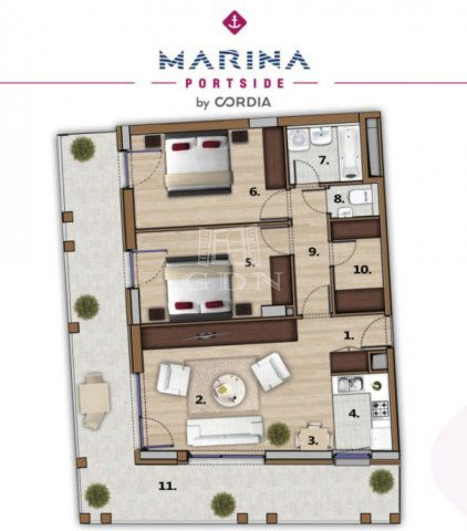 Eladó téglalakás, Budapesten, XIII. kerületben 169.9 M Ft