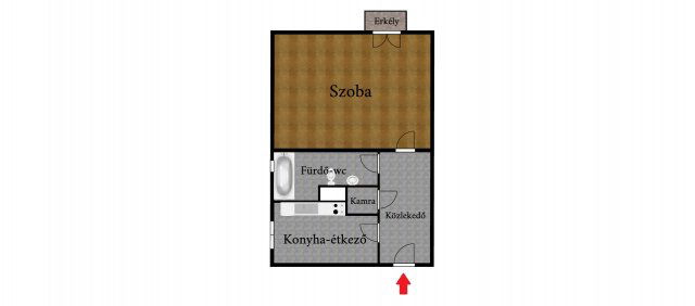Eladó téglalakás, Székesfehérvárott 29.5 M Ft, 1 szobás