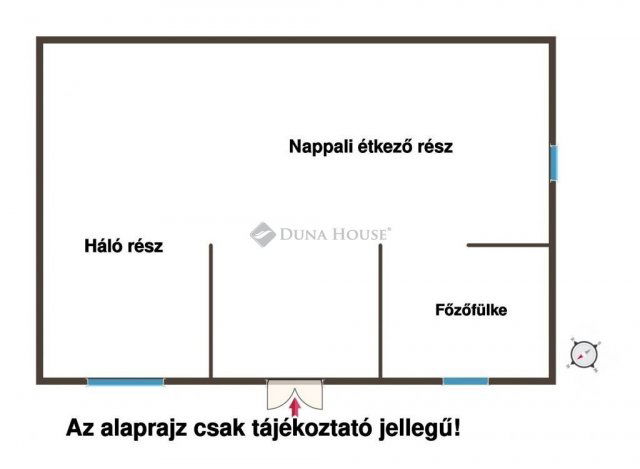 Eladó nyaraló, Ráckevén 17 M Ft, 1 szobás