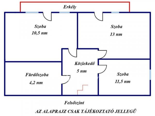 Eladó nyaraló, Cserkeszőlőn 64 M Ft, 3 szobás